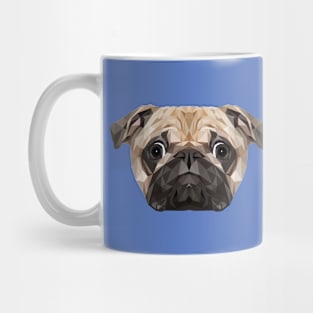 Pug Low Poly Art Mug